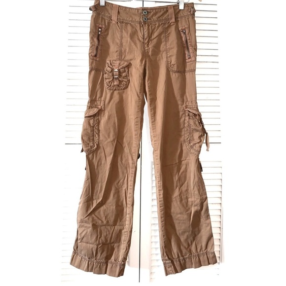 Ralph Lauren Pants - Vintage Ralph Lauren Utility Baggy Cargo Pants Tactical Paratrooper Women’s 2